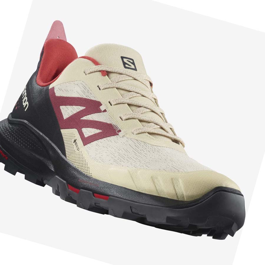 Salomon OUTPULSE GORE-TEX Túracipő Férfi Bézs | HU 2043TCE